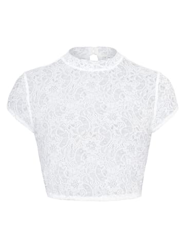 Alpenfee Dirndlbluse "Lola" in Weiß