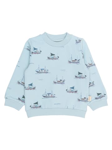 Petit Piao Bluza w kolorze błękitnym