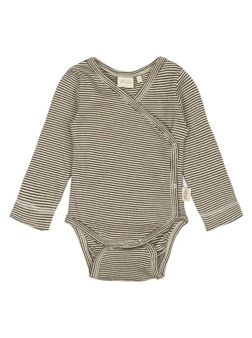 Petit Piao Body w kolorze beżowo-brązowym