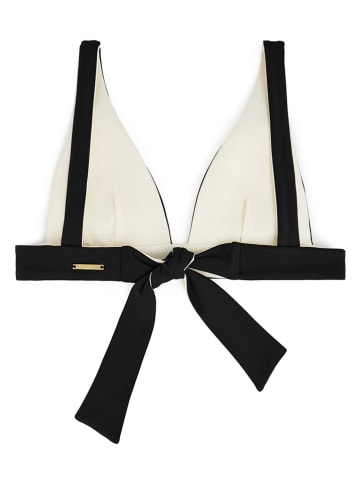 Polo Club Dwustronny biustonosz bikini w kolorze czarnym
