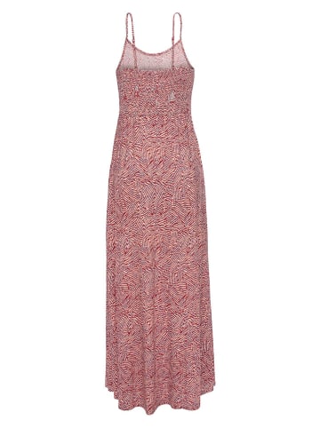 Vivance Kleid in Rot/ Beige