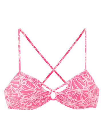 Venice Beach Biustonosz bikini w kolorze różowym