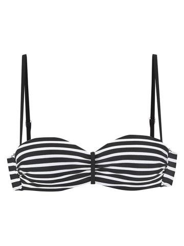 Venice Beach Bikini-Oberteil in Schwarz/ Weiß