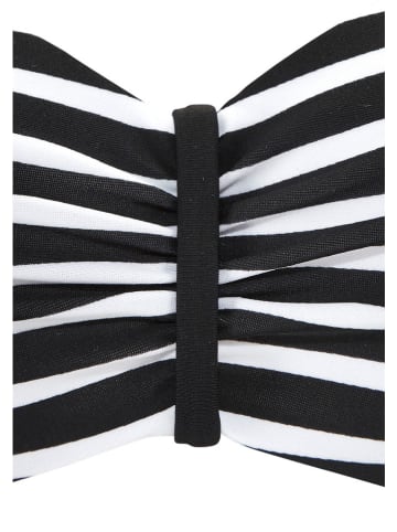 Venice Beach Bikini-Oberteil in Schwarz/ Weiß