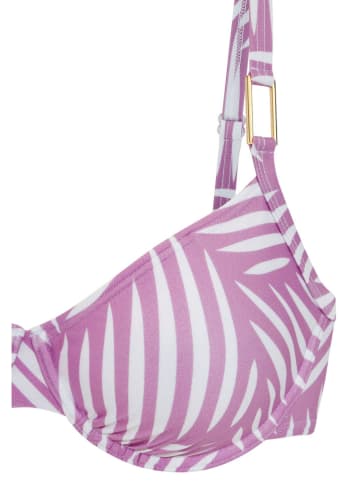 LASCANA Biustonosz bikini w kolorze fioletowym