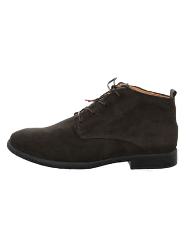 Think! Leren veterschoenen bruin