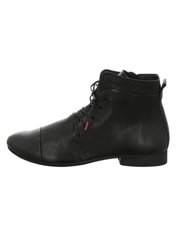 Think! Leren veterschoenen zwart