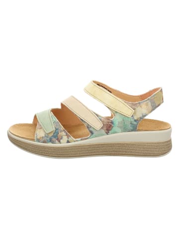 Think! Leder-Sandalen in Bunt
