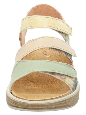 Think! Leder-Sandalen in Bunt