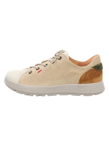 Think! Leder-Sneakers in Beige