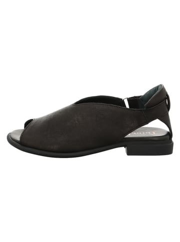 Think! Leren sandalen zwart