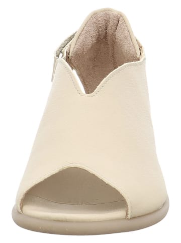 Think! Leren sandalen beige/crème