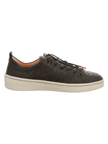 Think! Leren sneakers antraciet