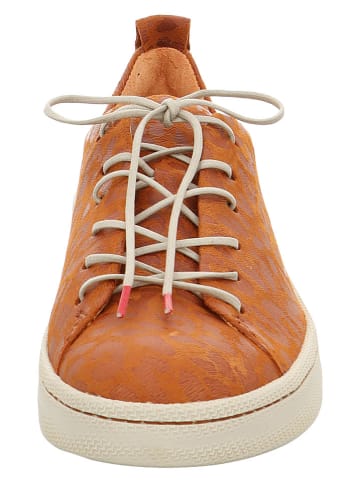 Think! Leder-Sneakers in Orange
