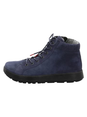 Think! Leder-Boots in Dunkelblau