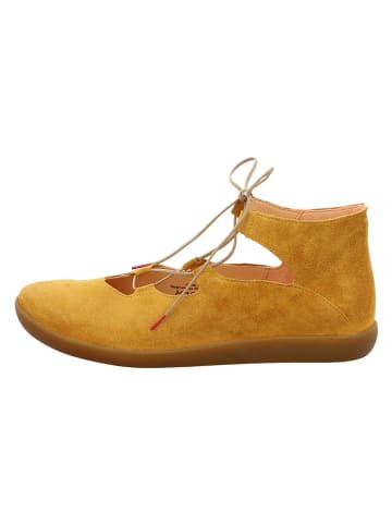 Think! Leder-Ballerinas in Gelb