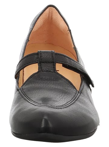 Think! Leren pumps zwart