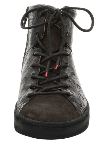 Think! Leren sneakers zwart