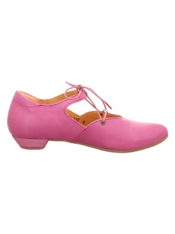 Think! Leren pumps lichtroze