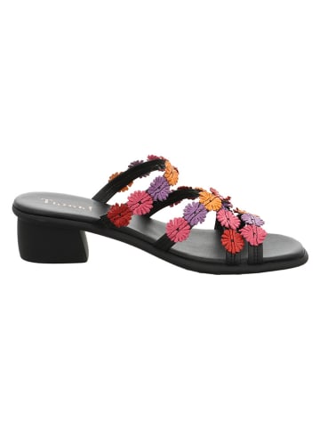 Think! Leren slippers zwart