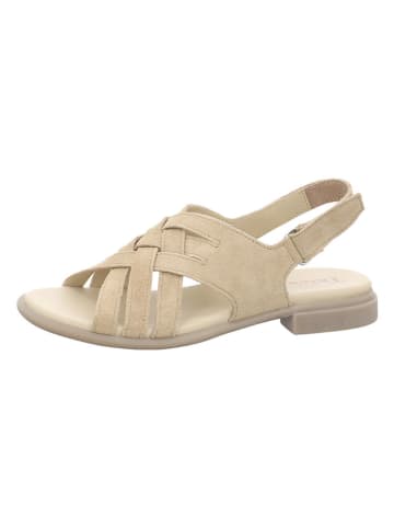 Think! Leder-Sandalen in Beige