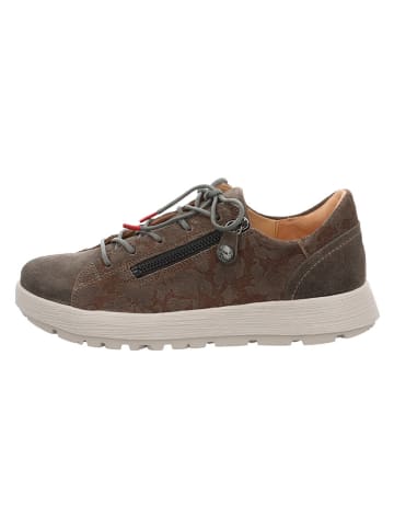 Think! Leder-Sneakers in Braun