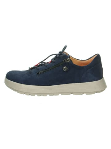 Think! Leren sneakers donkerblauw