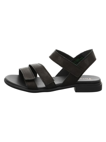 Think! Leren sandalen zwart