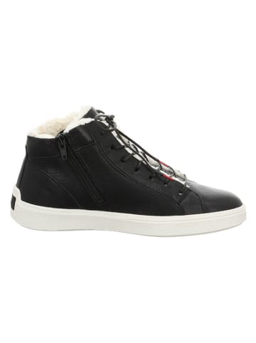 Think! Leder-Sneakers in Schwarz