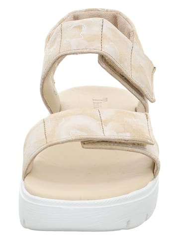 Think! Leder-Sandalen in Beige