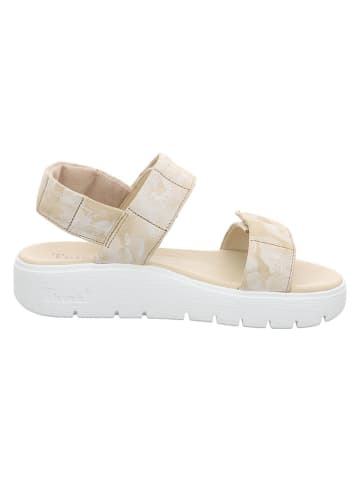 Think! Leder-Sandalen in Beige