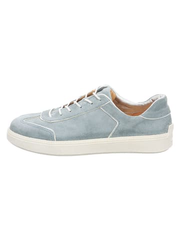 Think! Leren sneakers lichtblauw