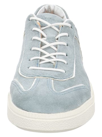Think! Leren sneakers lichtblauw