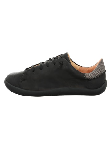 Think! Leder-Sneakers in Schwarz