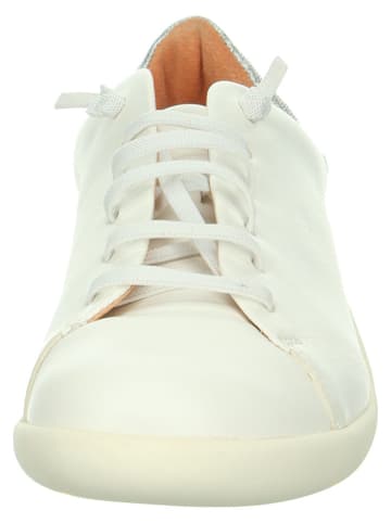 Think! Leder-Sneakers in Creme