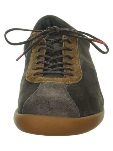 Think! Leder-Schnürschuhe in Schwarz