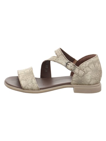 Think! Leder-Sandalen in Beige