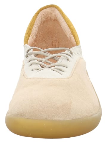 Think! Leder-Ballerinas in Beige