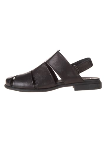 Naturino Leder-Halbsandalen in Schwarz