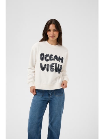 Kaffe Sweatshirt in Creme