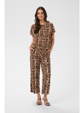 Kaffe Bluse in Beige/ Braun