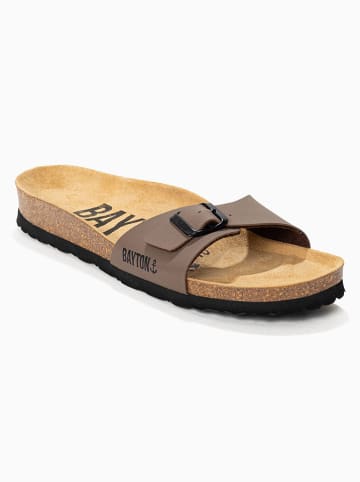BACKSUN Slippers "Zephyr" lichtbruin