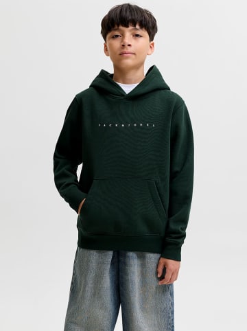 JACK & JONES Junior Hoodie "Star" donkergroen