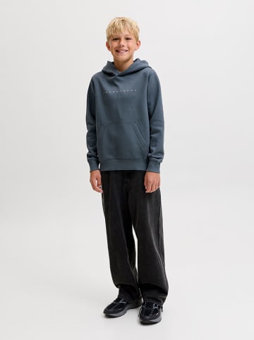 JACK & JONES Junior Hoodie "Star" in Blaugrau