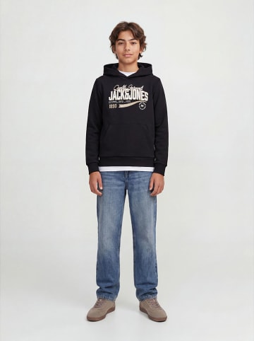 JACK & JONES Junior Hoodie in Schwarz