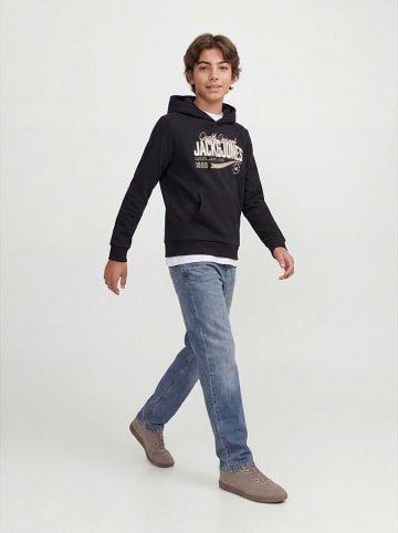 JACK & JONES Junior Hoodie in Schwarz
