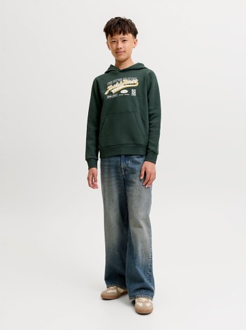 JACK & JONES Junior Hoodie donkergroen