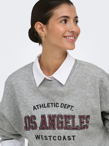 JDY Sweatshirt "Mesa" grijs
