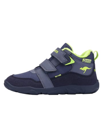 Kangaroos Buty barefoot "K-BXK Grashopper Mid V" w kolorze granatowym