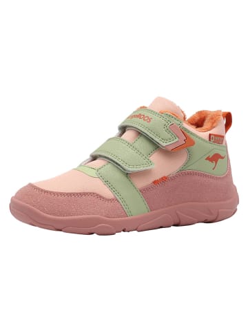 Kangaroos Buty barefoot "K-BXK Grashopper Mid V" w kolorze jasnoróżowym
